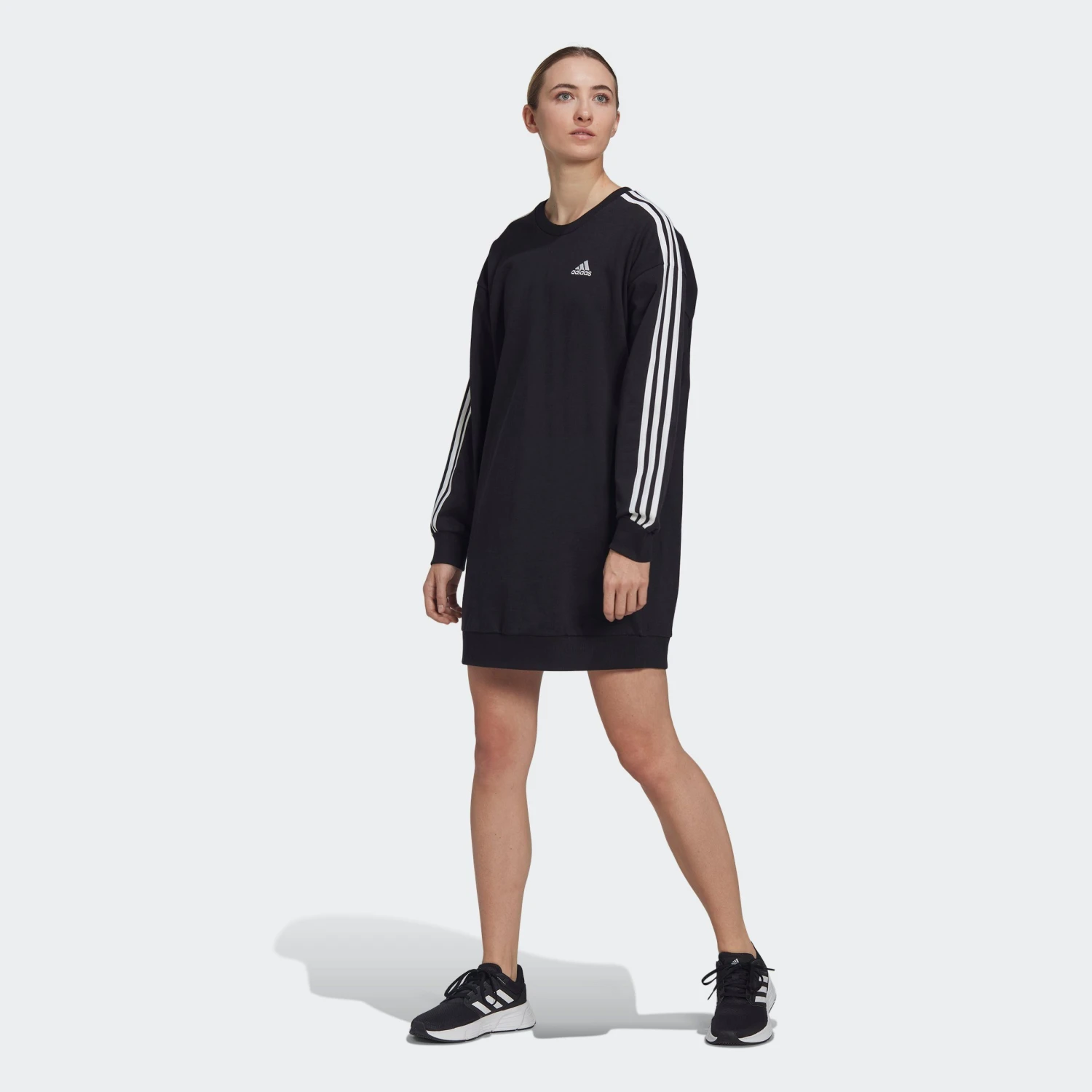 Adidas Sportswear Shirtjurk ESSENTIALS 3-STRIPES CREW JURK 3 Adidas Sportswear Shirtjurk ESSENTIALS 3-STRIPES CREW JURK - Afbeelding 2