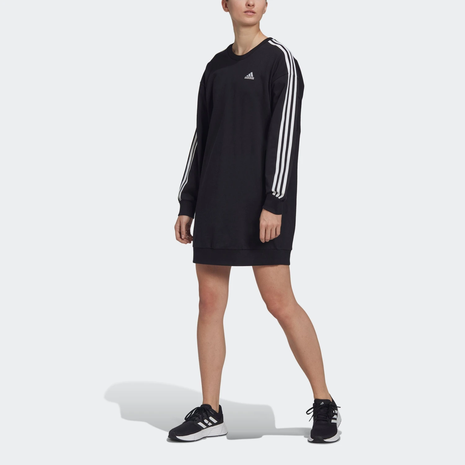 Adidas Sportswear Shirtjurk ESSENTIALS 3-STRIPES CREW JURK 10 Adidas Sportswear Shirtjurk ESSENTIALS 3-STRIPES CREW JURK - Afbeelding 9