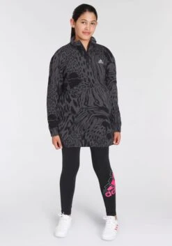 Adidas Sportswear Sweatjurk FUTURE ICONS HYBRID ANIMAL PRINT COTTON LOOSE HALF-ZIP Jurk -TrendyTijd Verkoop adidas sportswear sweatjurk future icons hybrid animal print cotton loose half zip jurk grijs 9
