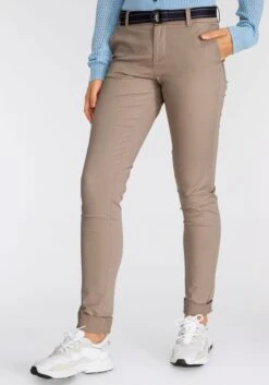 Heine Gedessineerde Jurk Jerseyjurk 29 Heine Gedessineerde Jurk Jerseyjurk -TrendyTijd Verkoop ajc chino in een vlot model met contrastkleurige riem 2 delig bruin