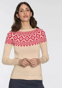 Boysen's Lange Trui Ook Als Mini-jurk Te Dragen Nieuwe Collectie 27 Boysen's Lange Trui Ook Als Mini-jurk Te Dragen Nieuwe Collectie -TrendyTijd Verkoop ajc gebreide trui met modieus noors dessin en raglanmouwen nieuwe collectie multicolor