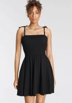 Only Mini-jurk ONLANNIKA S/L SMOCK DRESS WVN NOOS 37 Only Mini-jurk ONLANNIKA S/L SMOCK DRESS WVN NOOS -TrendyTijd Verkoop ajc jerseyjurk set 2 delig met fietsbroek 1