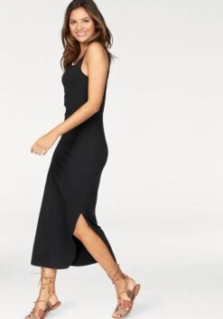 AJC Jurk Met Spaghettibandjes Met Verstelbare Schouderbanden En Een Split