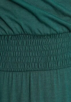 AJC Maxi-jurk Met Plooi Op De Schouders En Gesmokte Taille - Nieuwe Collectie -TrendyTijd Verkoop ajc maxi jurk met plooi op de schouders en gesmokte taille nieuwe collectie 6