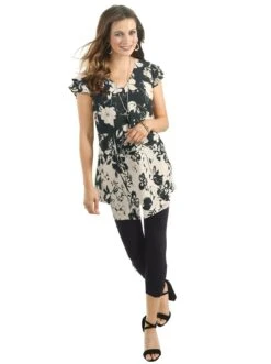 Only Gedessineerde Jurk ONLELLIE LS V-NECK DRESS WVN 29 Only Gedessineerde Jurk ONLELLIE LS V-NECK DRESS WVN -TrendyTijd Verkoop alessa w gedessineerde blouse zwart