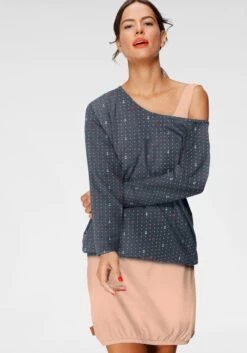 Heine Gedessineerde Jurk 24 Heine Gedessineerde Jurk -TrendyTijd Verkoop alife and kickin jerseyjurk sunny2 maritieme 2 in 1 jurk met een shirt met lange mouwen 2 delig roze