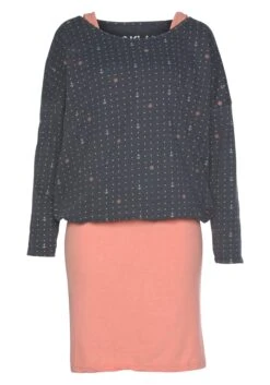 Alife And Kickin Jerseyjurk Sunny2 Maritieme 2-in-1 Jurk Met Een Shirt Met Lange Mouwen (2-delig) -TrendyTijd Verkoop alife and kickin jerseyjurk sunny2 maritieme 2 in 1 jurk met een shirt met lange mouwen 2 delig roze 3