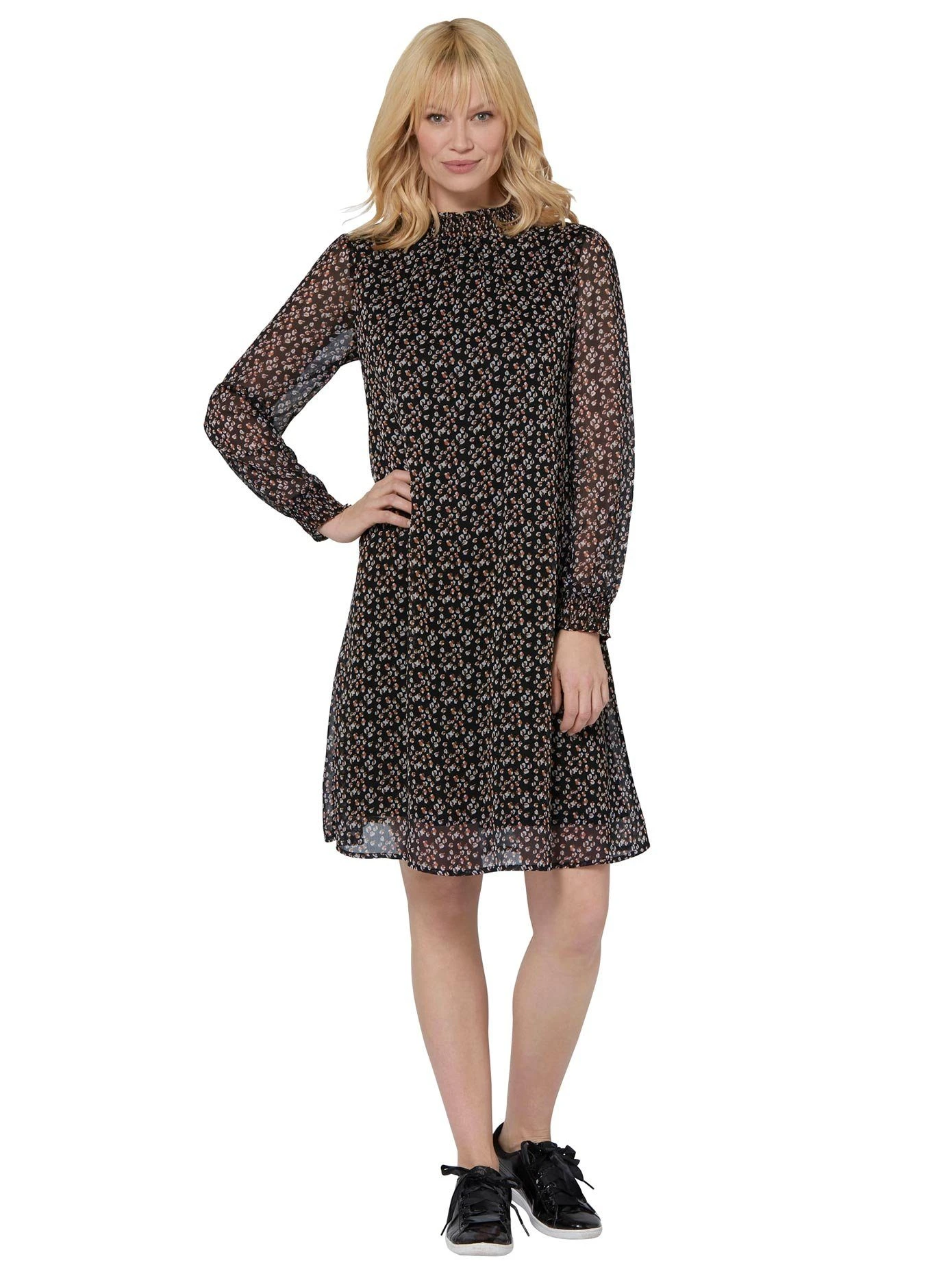 Ambria Gedessineerde Jurk 4 Ambria Gedessineerde Jurk - Afbeelding 2