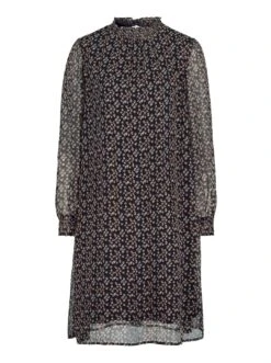 Ambria Gedessineerde Jurk 21 Ambria Gedessineerde Jurk -TrendyTijd Verkoop ambria gedessineerde jurk zwart 4