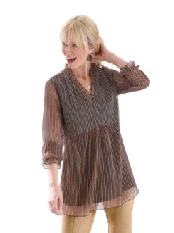 Heine Jurk In A-lijn Jurk -TrendyTijd Verkoop ambria lange blouse oranje