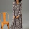 Aniston CASUAL Maxi-jurk Met Animal-print -TrendyTijd Verkoop aniston casual maxi jurk met animal print blauw 1
