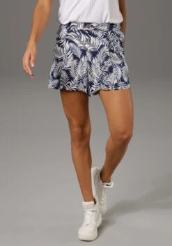 Vivance Maxi-jurk Met Stippenprint -TrendyTijd Verkoop aniston casual short met bloemen of bladdessin leuk zijn beide blauw