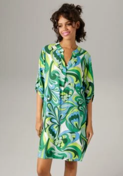 Creation L Gedessineerde Jurk -TrendyTijd Verkoop aniston casual zomerjurk 2