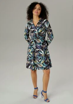 Aniston SELECTED Maxi-jurk Met Plooi Bij De Bandjes -TrendyTijd Verkoop aniston selected blousejurkje 1