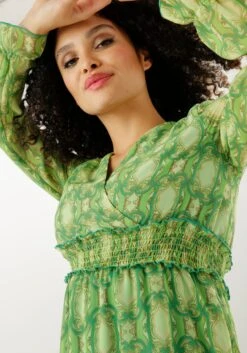 Aniston SELECTED Gedessineerde Jurk -TrendyTijd Verkoop aniston selected gedessineerde jurk 2