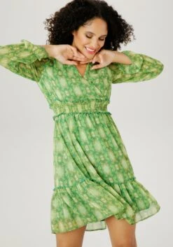 Aniston SELECTED Maxi-jurk -TrendyTijd Verkoop aniston selected gedessineerde jurk 6