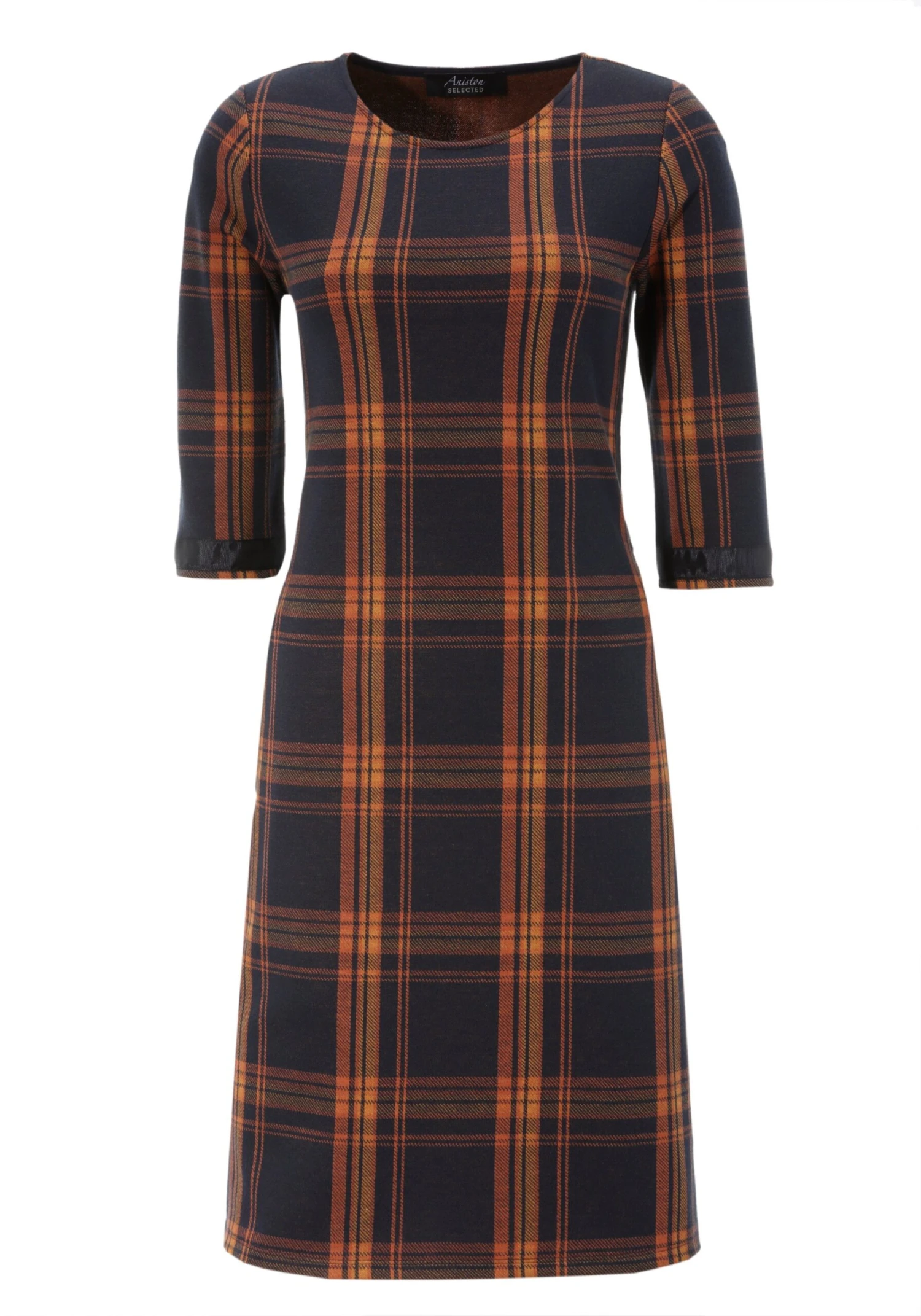 Aniston SELECTED Geruite Jurk Met Galons 7 Aniston SELECTED Geruite Jurk Met Galons - Afbeelding 5