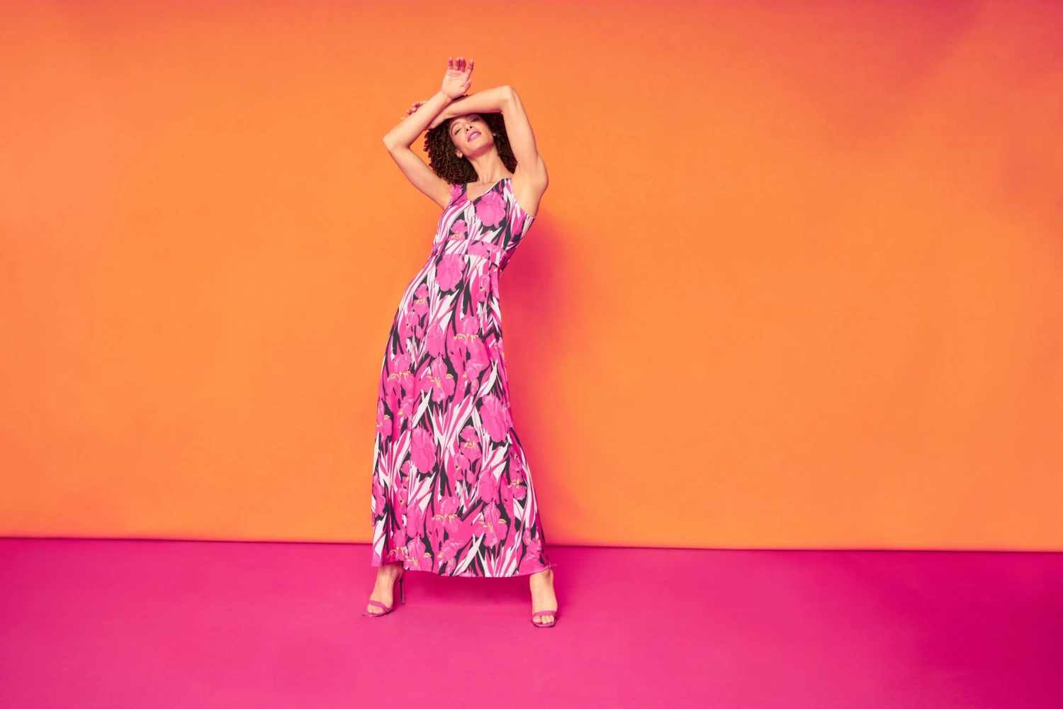 Aniston SELECTED Maxi-jurk In Knalkleuren 9 Aniston SELECTED Maxi-jurk In Knalkleuren - Afbeelding 7