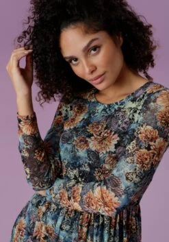 Aniston SELECTED Midi-jurk Met Transparante Mouwen, Nieuwe Collectie 22 Aniston SELECTED Midi-jurk Met Transparante Mouwen, Nieuwe Collectie -TrendyTijd Verkoop aniston selected midi jurk met transparante mouwen nieuwe collectie multicolor 2