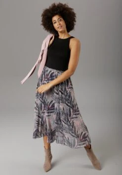 Only Jurk Met Overhemdkraag ONLHANNOVER S/S SHIRT DRESS -TrendyTijd Verkoop aniston selected zomerjurk in jungle print paars