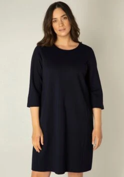 Only Gedessineerde Jurk ONLCARLOTTA LIFE 3/4 MIDI DRESS 21 Only Gedessineerde Jurk ONLCARLOTTA LIFE 3/4 MIDI DRESS -TrendyTijd Verkoop base level curvy kokerjurk addy in elastische en prettige viscose mixkwaliteit blauw 1