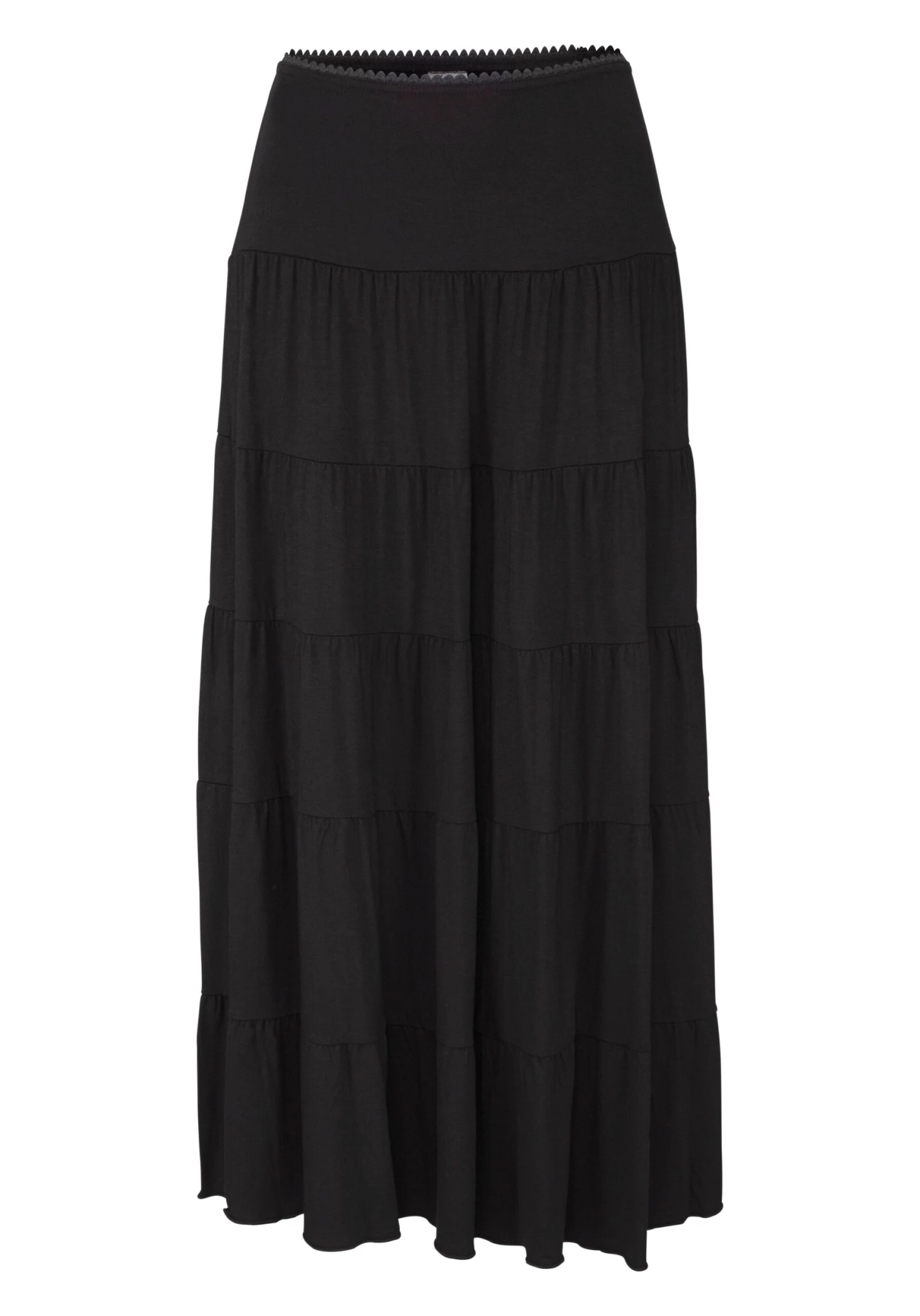 Aniston CASUAL Maxi-jurk Rok Met Volant Van Plissé 11 Aniston CASUAL Maxi-jurk Rok Met Volant Van Plissé - Afbeelding 9
