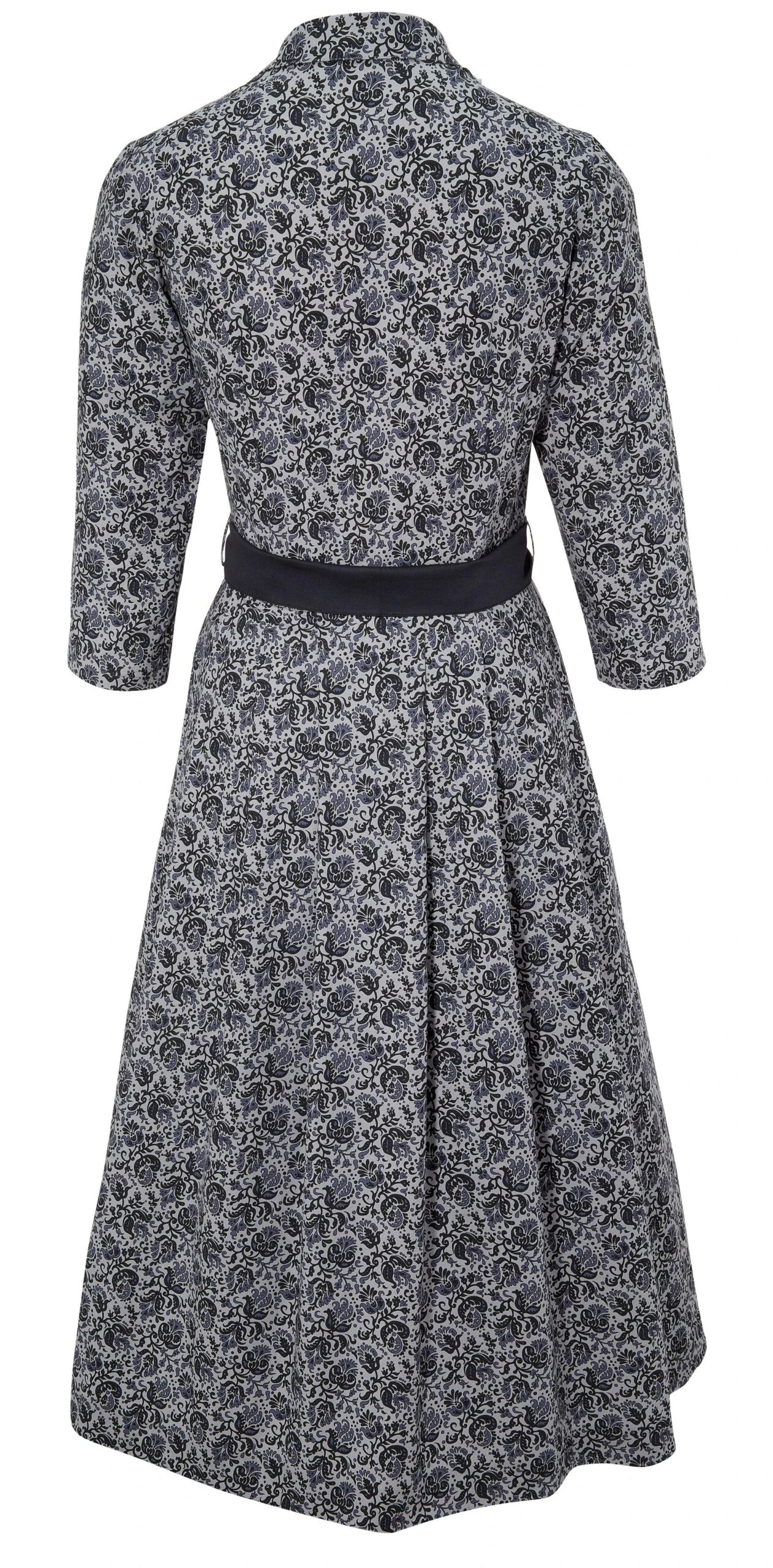 Berwin & Wolff Folklorejurk Dames, Modieuze Jurk Met Overhemdkraag (2-delig, Met Bindstrik) 4 Berwin & Wolff Folklorejurk Dames, Modieuze Jurk Met Overhemdkraag (2-delig, Met Bindstrik) - Afbeelding 2