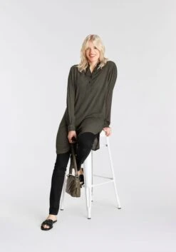 Boysen's Jurk Met Overhemdkraag -TrendyTijd Verkoop boysens jurk met overhemdkraag 6