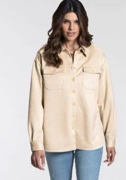 Aniston SELECTED Maxi-jurk Met Plooi Bij De Bandjes -TrendyTijd Verkoop boysens overhemdblouse in zachte velourskwaliteit nieuwe collectie beige