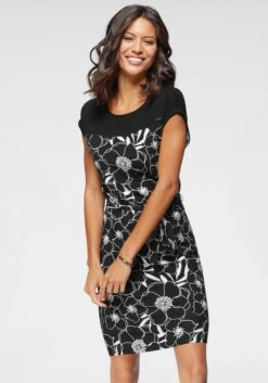 Aniston SELECTED Maxi-jurk 37 Aniston SELECTED Maxi-jurk -TrendyTijd Verkoop bruno banani jerseyjurk met aangeknipte mouwen nieuwe kleuren zwart