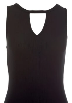 Buffalo Midi-jurk Van Zacht Ribmateriaal 25 Buffalo Midi-jurk Van Zacht Ribmateriaal -TrendyTijd Verkoop buffalo midi jurk van zacht ribmateriaal zwart 6