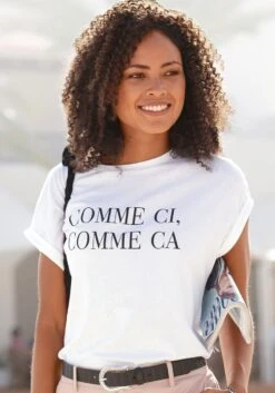 Vivance Midi-jurk Met Bladdessin 31 Vivance Midi-jurk Met Bladdessin -TrendyTijd Verkoop buffalo t shirt met print wit 1