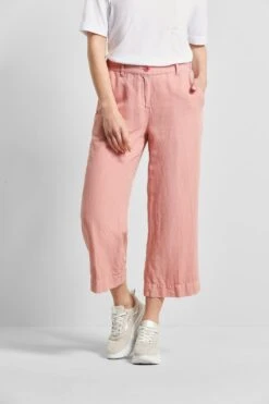 Aniston SELECTED Midi-jurk Met Knoopsluiting -TrendyTijd Verkoop bugatti culotte met een bandplooi roze