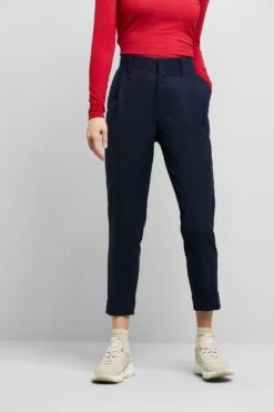 Marc O'Polo Gedessineerde Jurk 21565 -TrendyTijd Verkoop bugatti five pocketsbroek 1