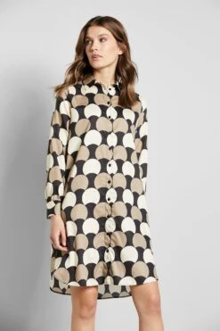 Bugatti Jurk Met Overhemdkraag