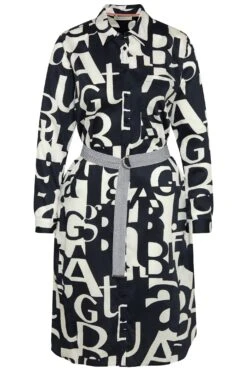 Bugatti Jurk Met Overhemdkraag Met Opgestikte Zak Bij De Borst -TrendyTijd Verkoop bugatti jurk met overhemdkraag met opgestikte zak bij de borst blauw 3