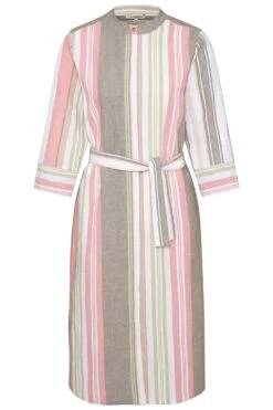 Vero Moda Gedessineerde Jurk VMLYDIA LS SHORT DRESS WVN 28 Vero Moda Gedessineerde Jurk VMLYDIA LS SHORT DRESS WVN -TrendyTijd Verkoop bugatti zomerjurk met een bindceintuur groen 1