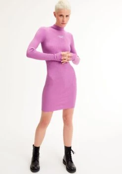 Vero Moda Mini-jurk VMEASY 3/4 SHORT DRESS R1 WVN GA -TrendyTijd Verkoop calvin klein body stacked logo tight sweater dress