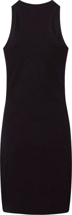 Calvin Klein Jeans Plus Jurk In Overgooiermodel -TrendyTijd Verkoop calvin klein jeans plus jurk in overgooiermodel zwart 3