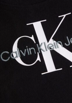 Calvin Klein Jeans Plus Jurk In Overgooiermodel -TrendyTijd Verkoop calvin klein jeans plus jurk in overgooiermodel zwart 4