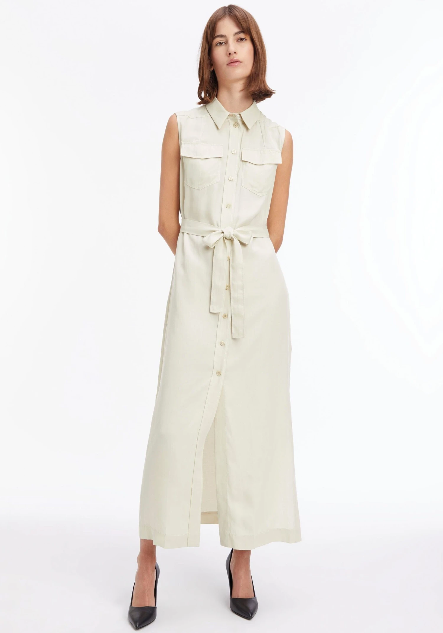 Calvin Klein Jurk In Overgooiermodel Chemise 11 Calvin Klein Jurk In Overgooiermodel Chemise - Afbeelding 9