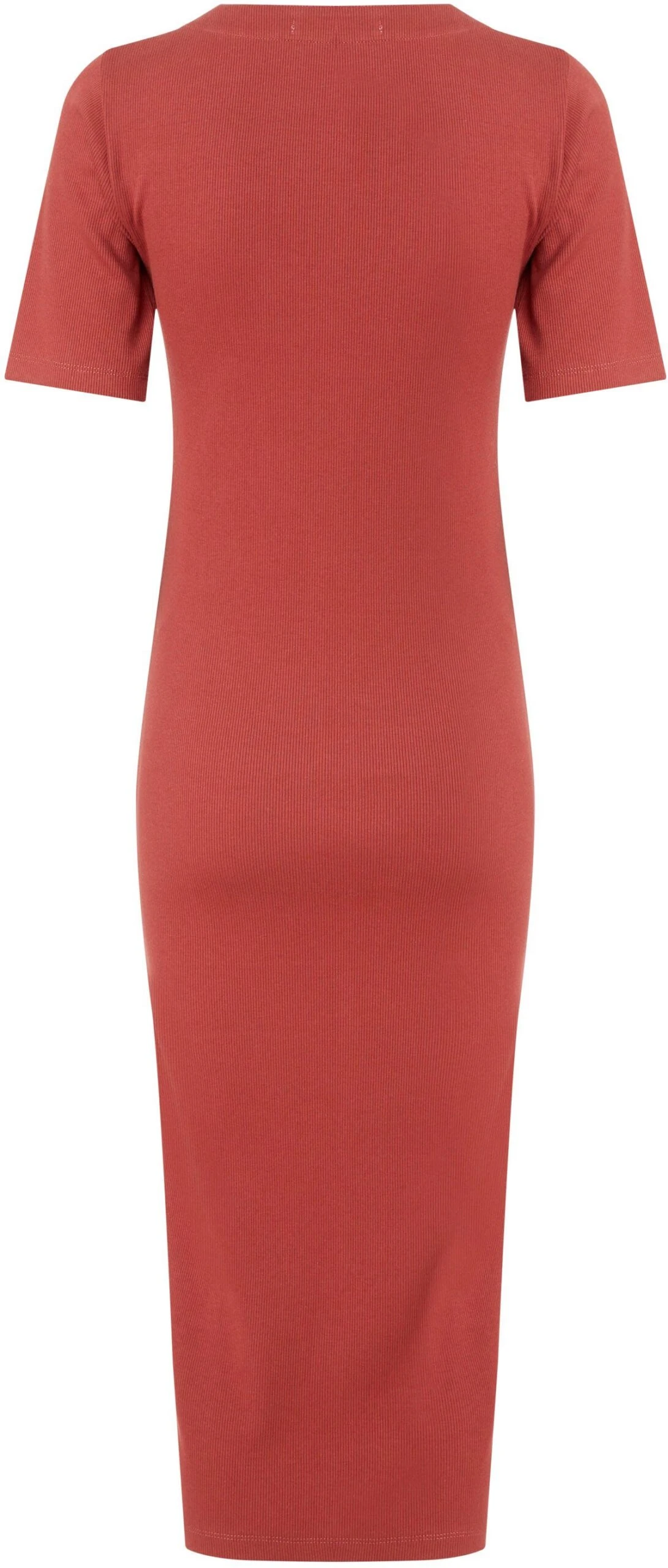 Calvin Klein Midi-jurk CK BUTTON THROUGH RIB LONG DRESS Met Ribstructuur 7 Calvin Klein Midi-jurk CK BUTTON THROUGH RIB LONG DRESS Met Ribstructuur - Afbeelding 5