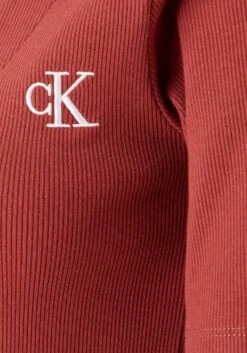 Calvin Klein Midi-jurk CK BUTTON THROUGH RIB LONG DRESS Met Ribstructuur 28 Calvin Klein Midi-jurk CK BUTTON THROUGH RIB LONG DRESS Met Ribstructuur -TrendyTijd Verkoop calvin klein midi jurk ck button through rib long dress met ribstructuur bruin 6