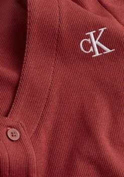 Calvin Klein Midi-jurk CK BUTTON THROUGH RIB LONG DRESS Met Ribstructuur 29 Calvin Klein Midi-jurk CK BUTTON THROUGH RIB LONG DRESS Met Ribstructuur -TrendyTijd Verkoop calvin klein midi jurk ck button through rib long dress met ribstructuur bruin 7