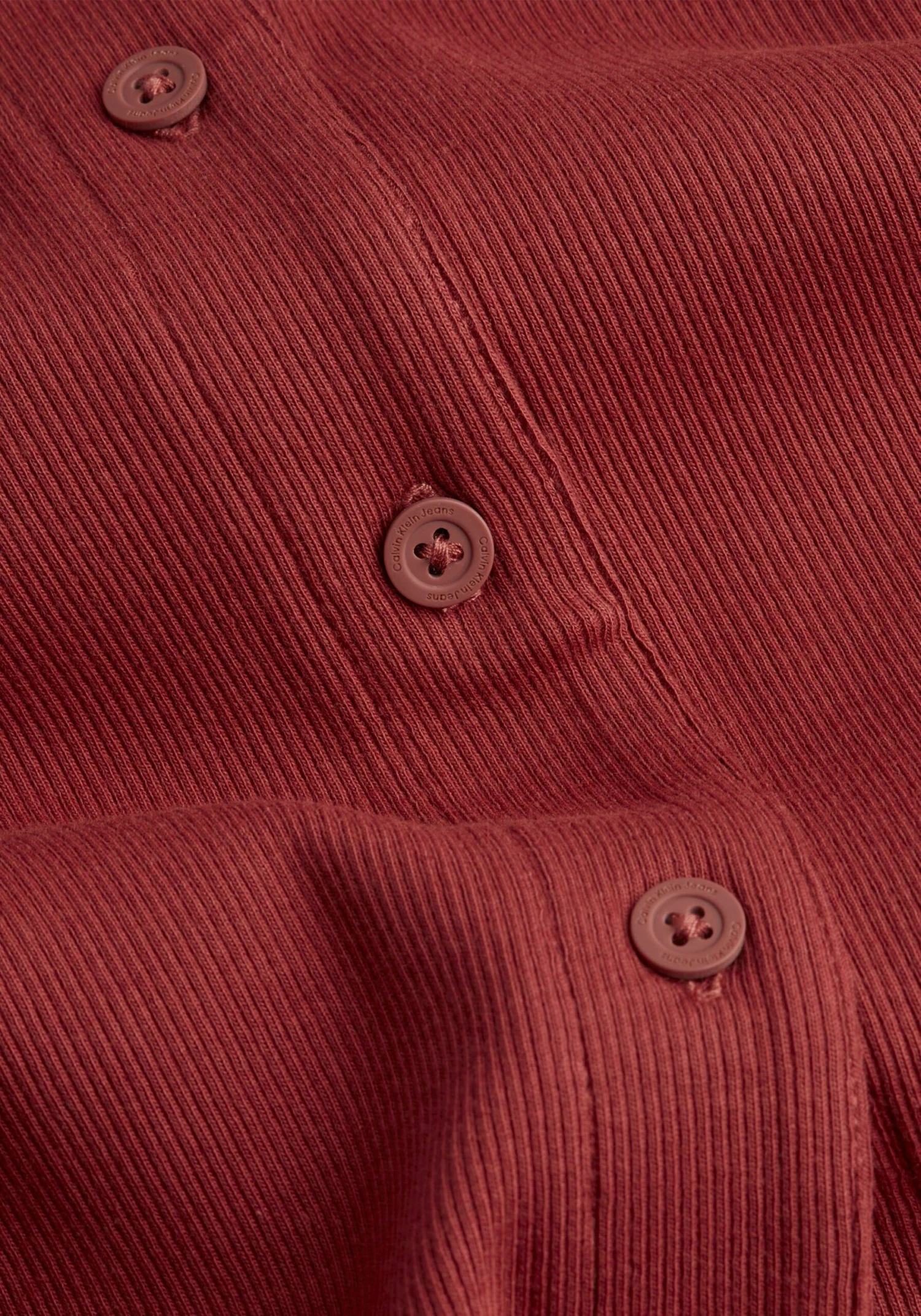 Calvin Klein Midi-jurk CK BUTTON THROUGH RIB LONG DRESS Met Ribstructuur 11 Calvin Klein Midi-jurk CK BUTTON THROUGH RIB LONG DRESS Met Ribstructuur - Afbeelding 9