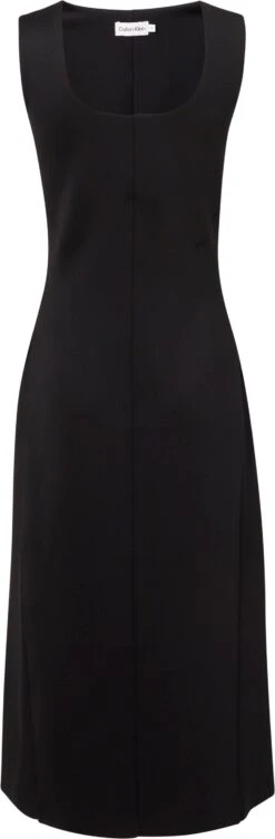 Calvin Klein Midi-jurk TECHNICAL KNIT MIDI DRESS -TrendyTijd Verkoop calvin klein midi jurk technical knit midi dress 4
