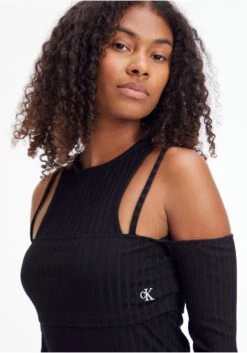 Calvin Klein Midi-jurk -TrendyTijd Verkoop calvin klein midi jurk zwart 2