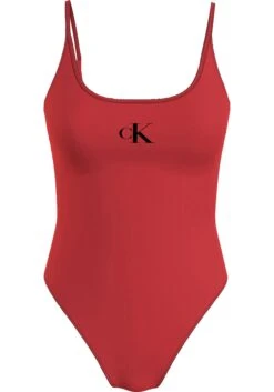 Melrose Scuba-jurk -TrendyTijd Verkoop calvin klein swimwear badpak scoop back one piece rood