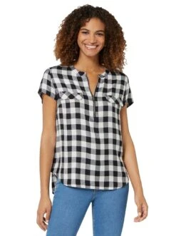 Only Gedessineerde Jurk ONLELLIE LS V-NECK DRESS WVN 22 Only Gedessineerde Jurk ONLELLIE LS V-NECK DRESS WVN -TrendyTijd Verkoop casual looks blouse met korte mouwen zwart