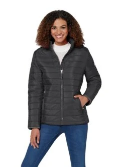 Only Mini-jurk ONLSILJA S/L LIFE DRESS JRS -TrendyTijd Verkoop casual looks gewatteerde jas zwart